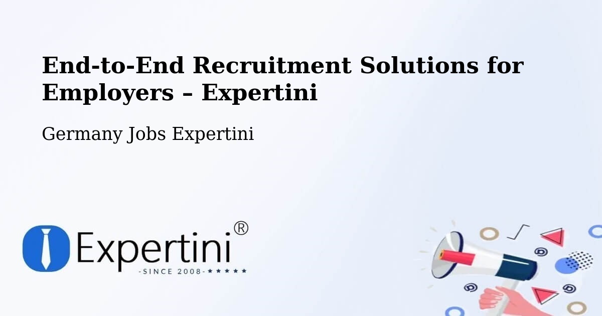 Recruitment Solutions for Employers – Görzig - Görzig, Germany Jobs Expertini
